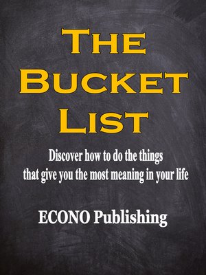 cover image of The Bucket List